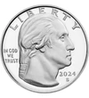 25 cent Washington portré CuNi 567 g USA 2024