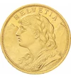  20 frank, Vreneli, 1883-1949, arany, Svájc