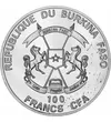 100 frank Címer  CuNi 295 g Burkina Faso 2017