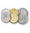 50 centimo 1 5 25 50 100 peseta  0 0 Spanyolország 1980
