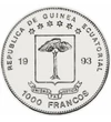EGUI/ 1000 frank Stegosaurus1993 Egyenlítői Guinea