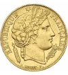  20 frank, Ceres, 1849-1851, arany, Franciaország