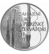  200 korona, Prágai konzervat.,Ag,pp, Csehország