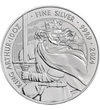 10 font, Artúr király, , színsúly, Ag 9999, 311 g, Nagy-Britannia, 2024