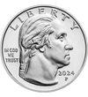 25 cent Washington  CuNi 567 g USA 2024