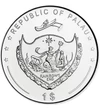 1 dollár Címer  CuNi 28 g Palau 2011