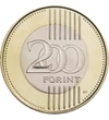 200 forint Névérték CuNi 9 g Magyarország 2024
