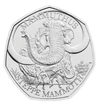 50 penny, Sztyeppei mamut, CuNi, 8 g, Nagy-Britannia, 2024