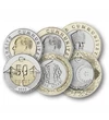 1, 5, 10, 25, 50 kurus, 1, 5 lira, , 0, 0, Törökország, 2023
