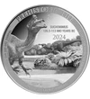 20 frank, Dinoszaurusz ábrázolás, , Ag 9999, 31,1 g, Kongó, 2024