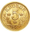 SWE/ 5 korona II. Oszkár Au1881-1901 Svédország