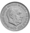  5 peseta, Franco, 1957-1975, Spanyolország