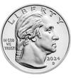 25 cent Washington  CuNi 567 g USA 2024