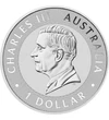 1 dollár III. Károly   Ag 9999 311 g Ausztrália 2025