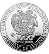 1000 dram Címer   Ag 999 1555 g Örményország 2025