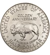 1/2 dollár Bölény  CuNi 1134 g USA 1991