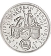 50 cent, Címer, , , CuNi, 13 g, Brit-karibi Terület, 1955-1965