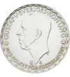 1 korona, V. Gusztáv, Ag 400, 7 g, Svédország, 1942-1950
