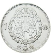 1 korona Címer   Ag 400 7 g Svédország 1942-1950