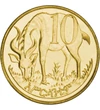10 cent Antilop  Bronz 45 g Etiópia 1977-2005