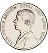 50 penny, András herceg, , CuNi, 28,30 g, Ascension, 1984