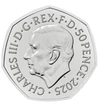 50 penny III. Károly   CuNi 8 g Nagy-Britannia 2025
