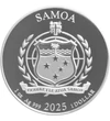 1 dollár Címer   Ag 999 311 g Samoa 2025