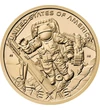 1 dollár, Űrsétát végző űrhajós, ISS űrállomás, CuNi, 8,1 g, USA, 2025