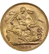 1 sovereign, Szent György és a sárkány, Au 917, 7,99 g, Nagy-Britannia, 1902-1910