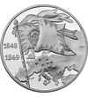 H/ 2000 Ft, Szabadságharc 150. évf, tv, Ag 925, Magyar Köztársaság, 1998, , Magyar Köztársaság