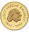  100 Ft, Liszt Ferenc, arany, Magyar Népköztársaság