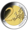 2 euró EU térkép  CuNi 85 g Németország 2025