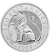 2 font, Brit oroszlán, , tisztaság, Ag 999, 31,1 g, Nagy-Britannia, 2025