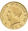 20 líra, Bonaparte Napóleon portré, , Au 900, 6,45 g, Itáliai Királyság, 1808-1814