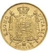 20 líra Címer  Au 900 645 g Itáliai Királyság 1808-1814