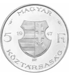 5 forint Kossuth Lajos, előlap