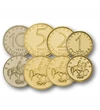 1, 2, 5, 10, 20, 50 sztotinka, 1, 2 leva, , , , Bulgária, 1999-2015
