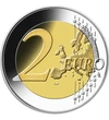 2 euró EU térkép  CuNi 852 g Németország 2026