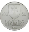 200 korona Címer   Ag 750 20 g Szlovákia 1993