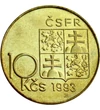  10 korona Masaryk 1990-93 Csehszlovákia