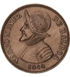 1 és 1/4 centesimo, Vasco N. de Balboa, , bronz, 3,1 g, Panama, 1940