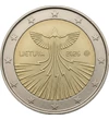 2 euró, Felszálló madár villámokkal, , CuNi, 8,52 g, Litvánia, 2026