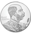 5 korona utánveret, Ferenc József portré, CuNi+Ag, 25,4 g, Osztrák-Magyar Monarchia, eredeti érem: 1898