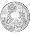 5 korona utánveret Lövészeti kép céltáblával címer  CuNi+Ag 254 g Osztrák-Magyar Monarchia eredeti érem: 1898