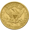  5 dollár Liberty Au 1839-1908 USA