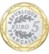 5 euró Babér-tölgy koszorú   CuNi 117 g Franciaország 2026