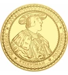 15 dukát, I. Ferdinánd jubileumi aranyérme, színarannyal bevont rézötvözet, eredeti érme: Magyar királyság, eredeti érme: 1537, 10. koronázási évforduló