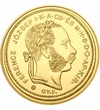 eredeti érme: 8 forint / 20 frank, Ferenc József reform aranypénze, aranyozott Ag 333, eredeti érme: Magyar királyság, eredeti érme: 1870