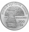 200 koron Vlkolínec fatemplom UNESCO Szlovákia