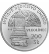 200 koron Vlkolínec fatemplom UNESCO Szlovákia
